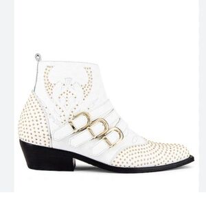 NWOT Anine Bing White Penny Boots size 41